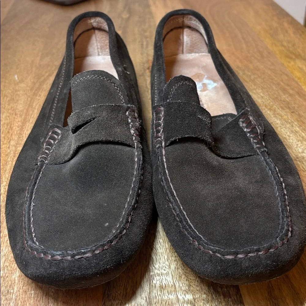 Banana Republic Brown Suede Loafer Driving Moc Size 9.5